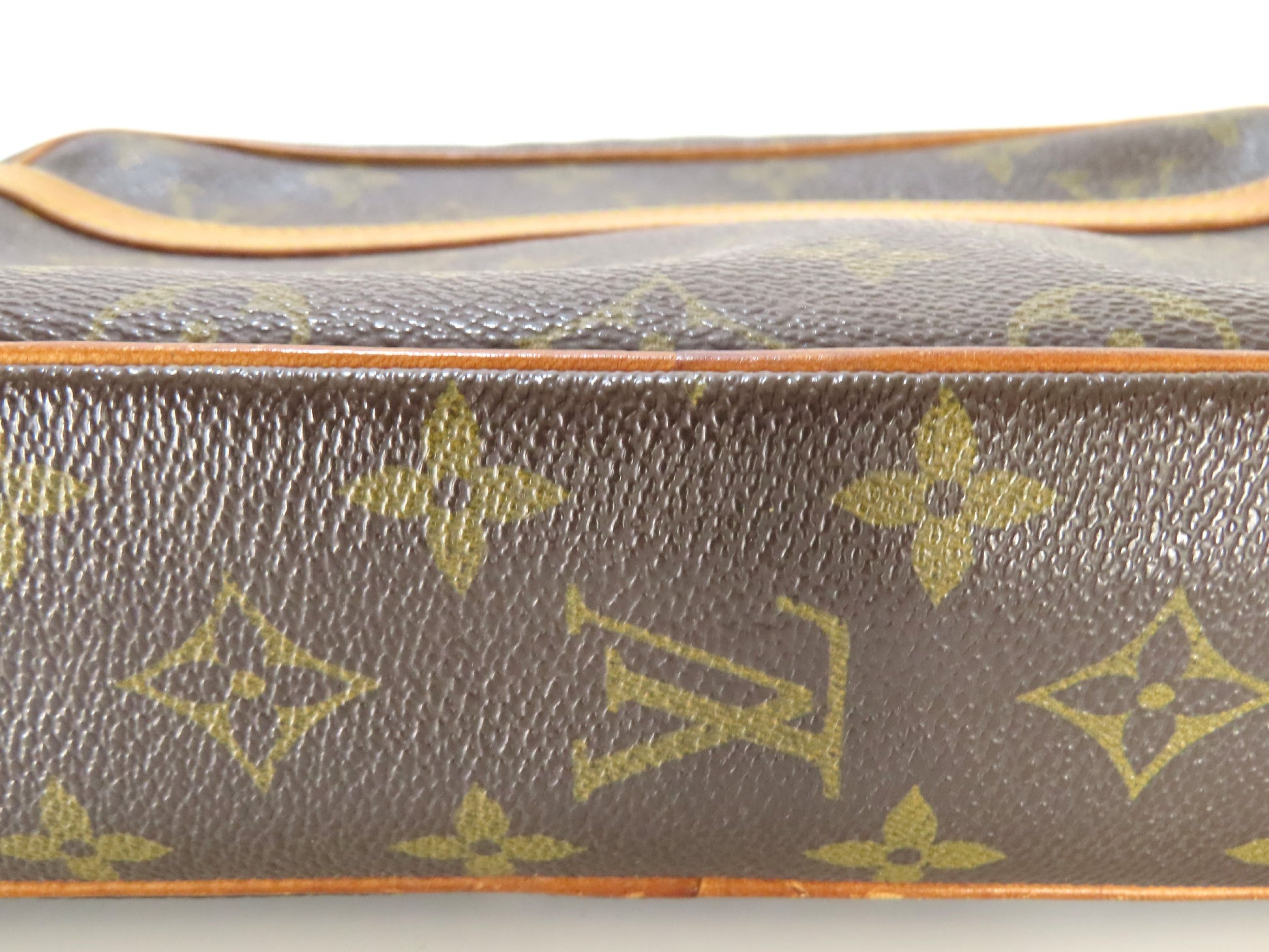 (10320_0231) LOUIS VUITTON Monogram LV Damier Azur Neverfull MM N51107 SA1160 Second Bag