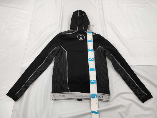 GUCCI 703361 Hooded Zip Jacket with Hanger, Size M