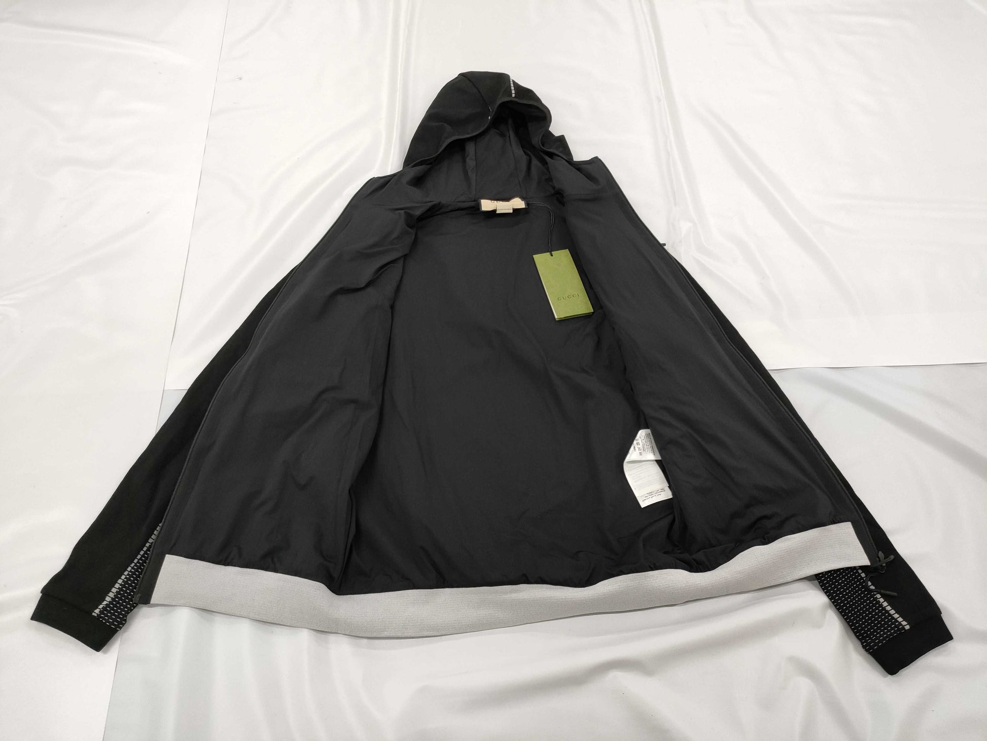 GUCCI 703361 Hooded Zip Jacket with Hanger, Size M