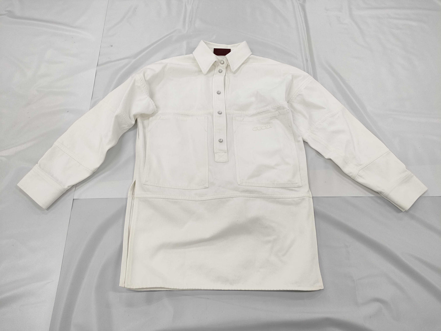 Unused Gucci Cotton Denim Jacket with Tags, Size 40