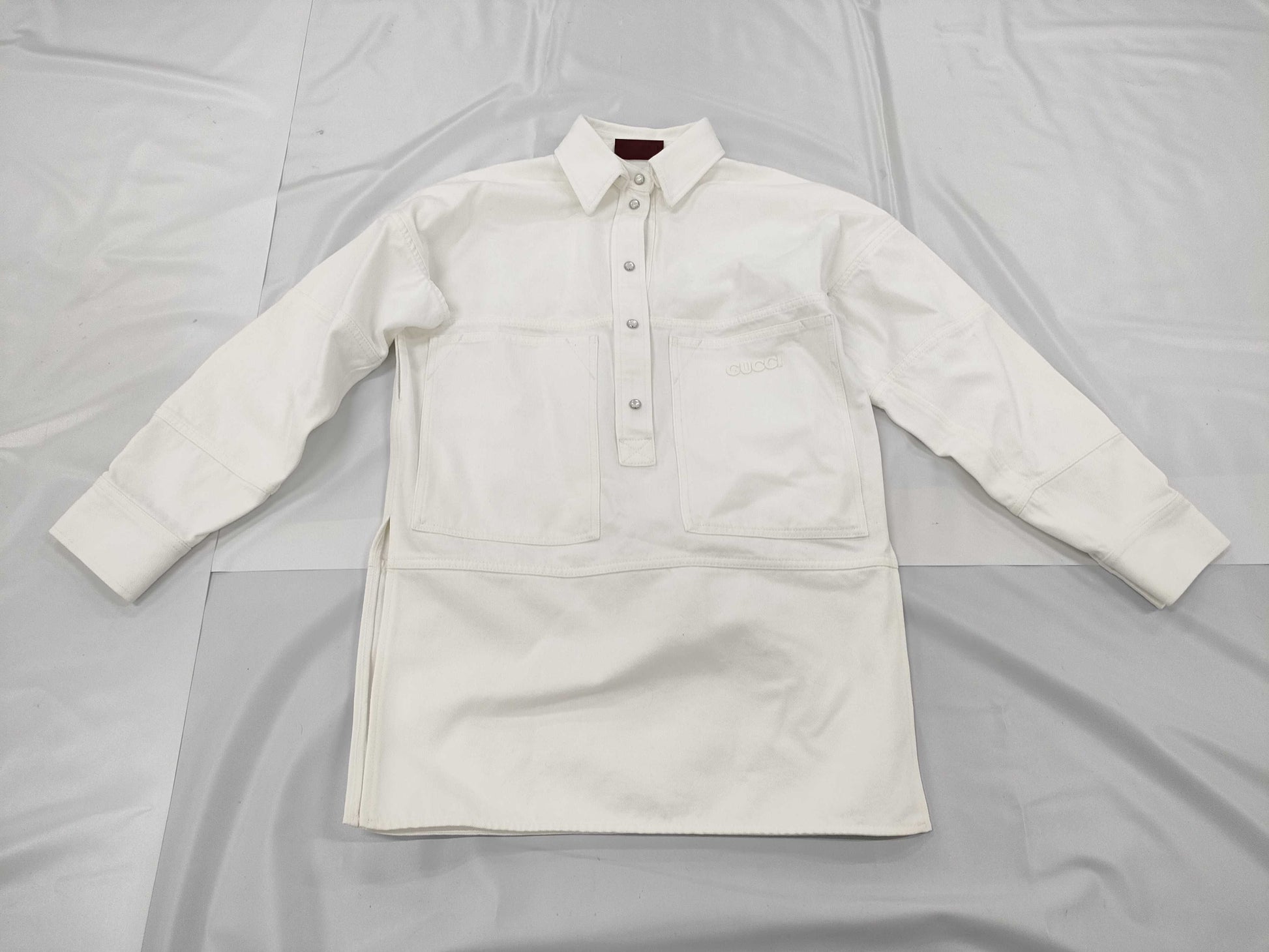 Unused Gucci Cotton Denim Jacket with Tags, Size 40