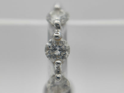 D0.25/0.25ct K18 3.0g Earrings 