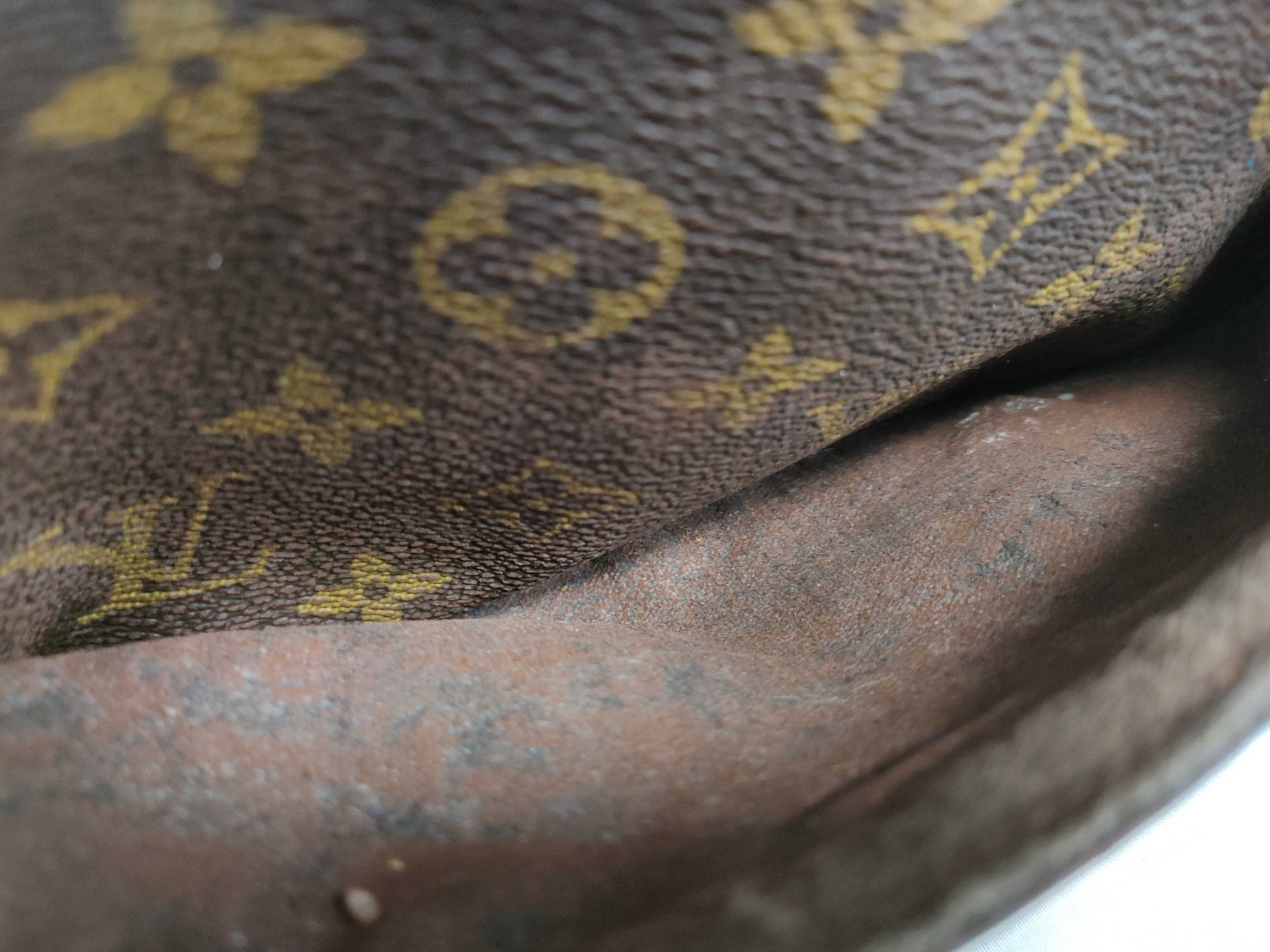 (10320_0128) LOUIS VUITTON Monogram Compiègne Second Bag/Clutch Bag, PVC Leather, M51847, Brown with Gold Hardware, Men's Second Bag