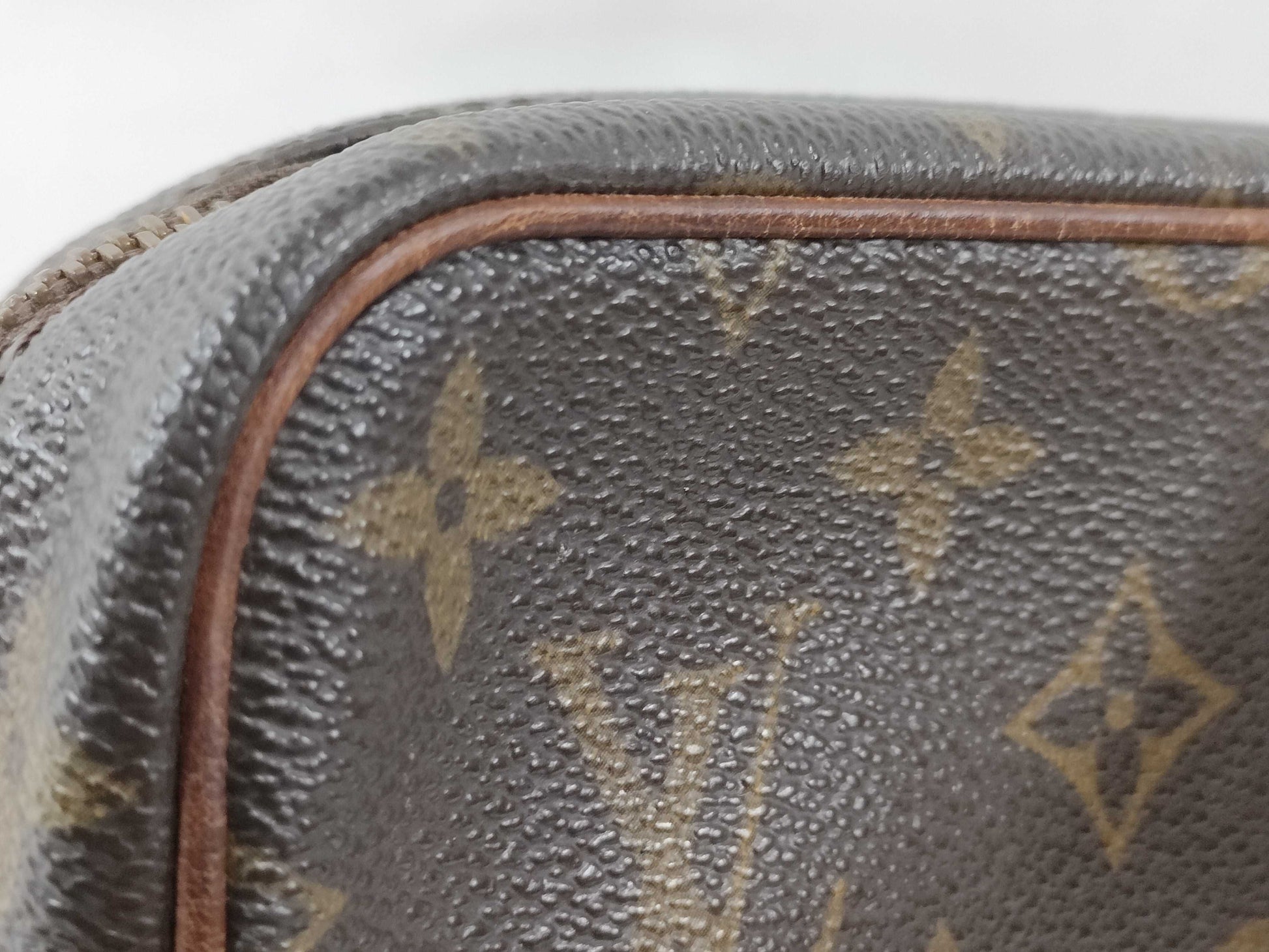(10320_0128) LOUIS VUITTON Monogram Compiègne Second Bag/Clutch Bag, PVC Leather, M51847, Brown with Gold Hardware, Men's Second Bag