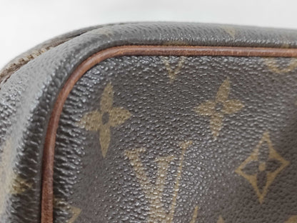 (10320_0128) LOUIS VUITTON Monogram Compiègne Second Bag/Clutch Bag, PVC Leather, M51847, Brown with Gold Hardware, Men's Second Bag