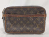 (10320_0128) LOUIS VUITTON Monogram Compiègne Second Bag/Clutch Bag, PVC Leather, M51847, Brown with Gold Hardware, Men's Second Bag