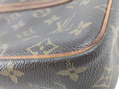 (10320_0128) LOUIS VUITTON Monogram Compiègne Second Bag/Clutch Bag, PVC Leather, M51847, Brown with Gold Hardware, Men's Second Bag