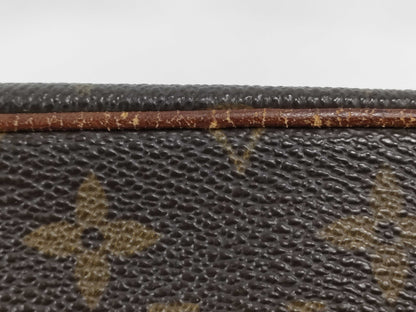 (10320_0128) LOUIS VUITTON Monogram Compiègne Second Bag/Clutch Bag, PVC Leather, M51847, Brown with Gold Hardware, Men's Second Bag