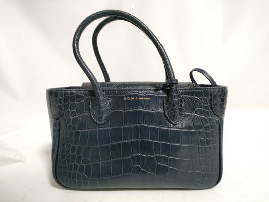 ADMJ Crocodile Embossed Handbag