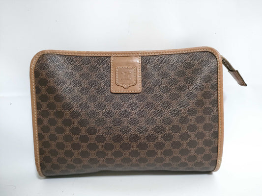 CELINE Macadam Triomphe Second Bag in Brown