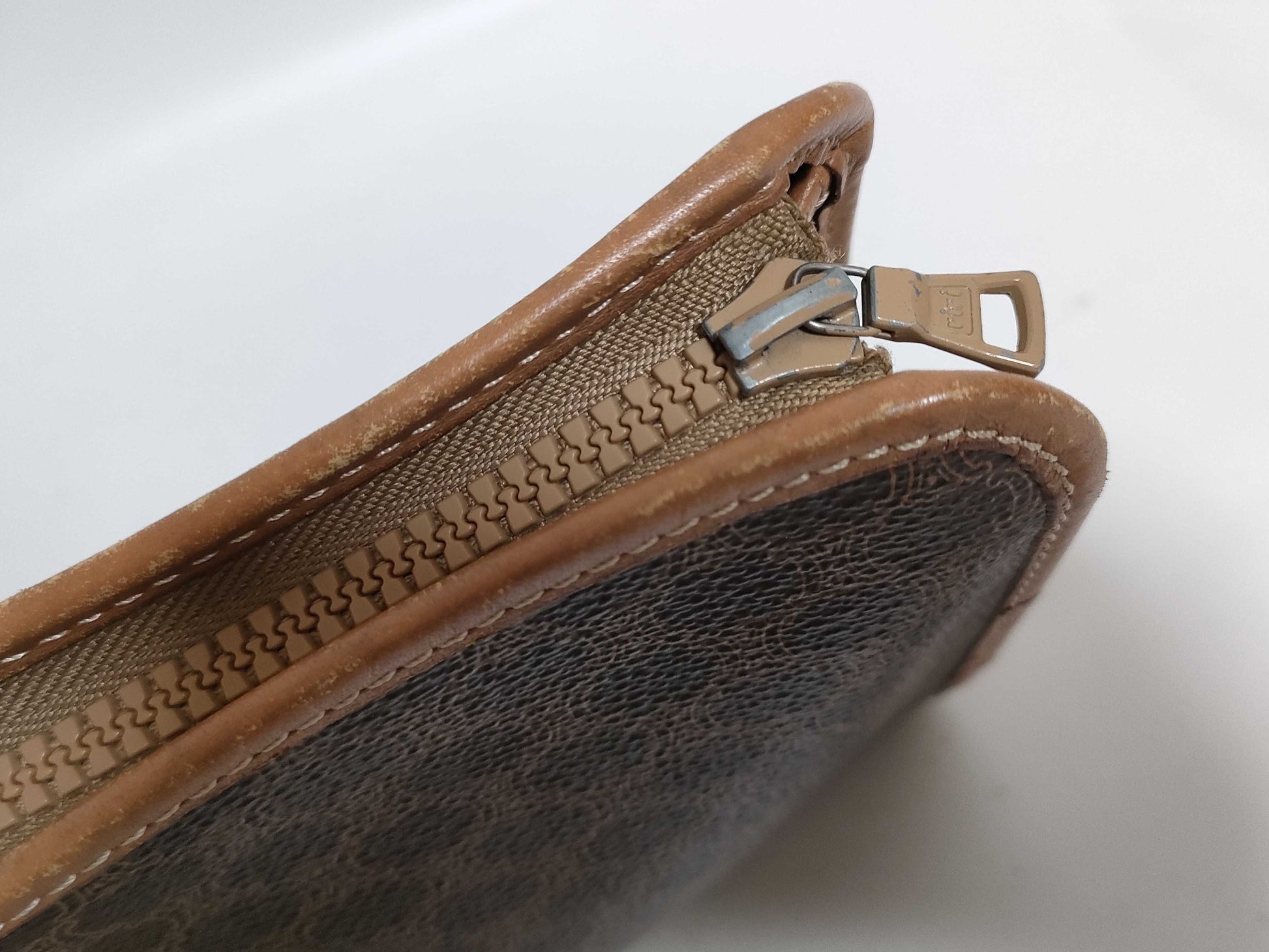 CELINE Macadam Triomphe Second Bag in Brown