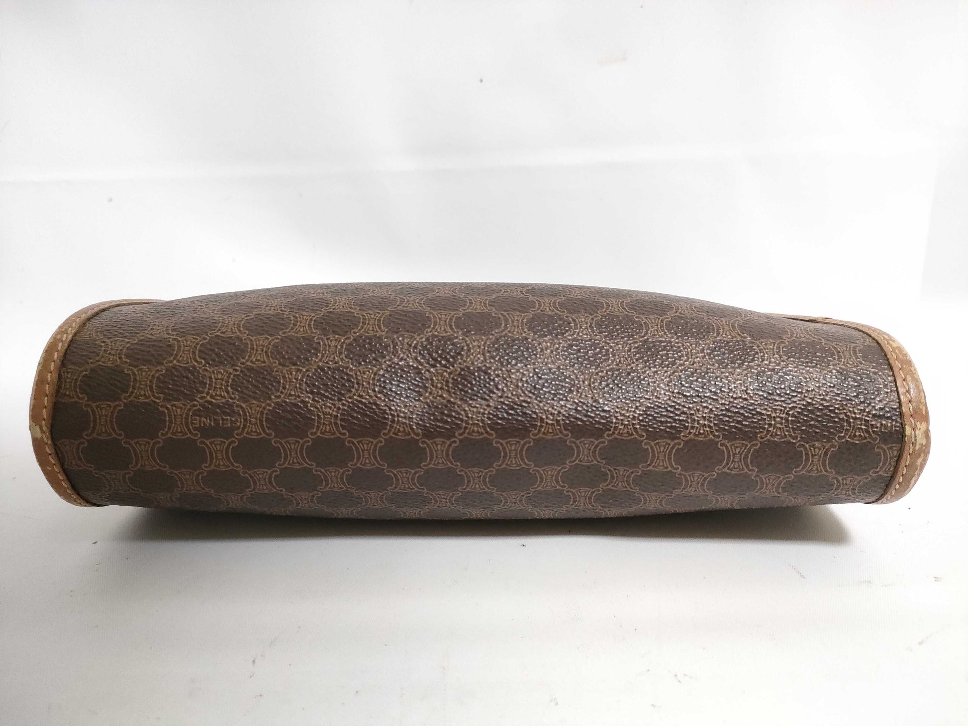 CELINE Macadam Triomphe Second Bag in Brown