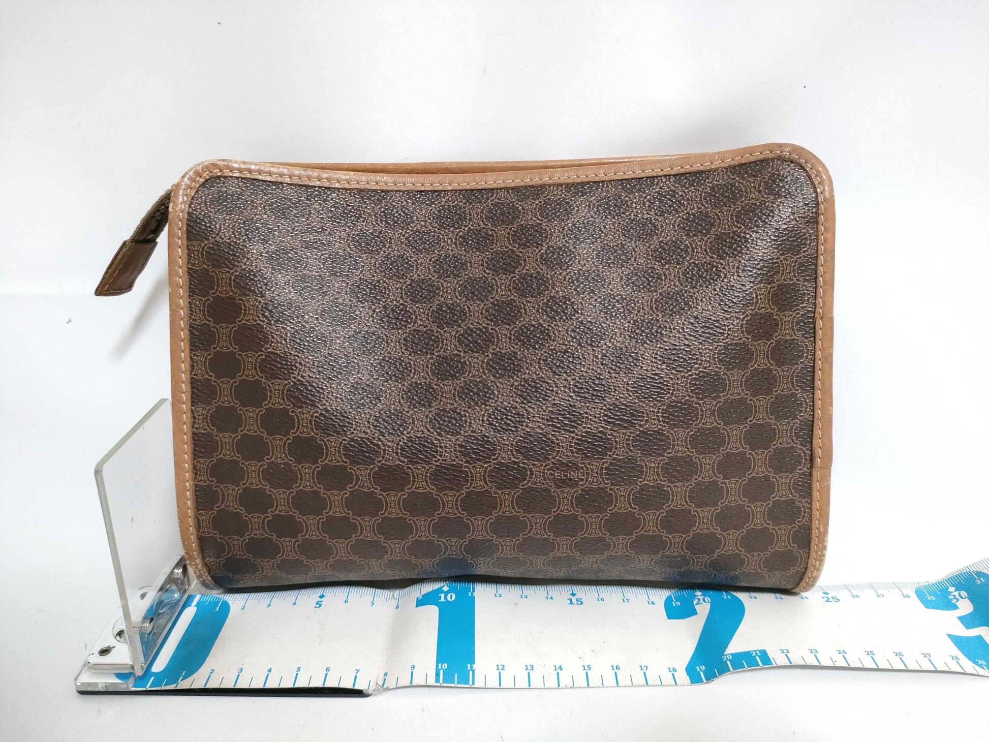CELINE Macadam Triomphe Second Bag in Brown