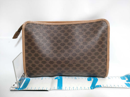 CELINE Macadam Triomphe Second Bag in Brown