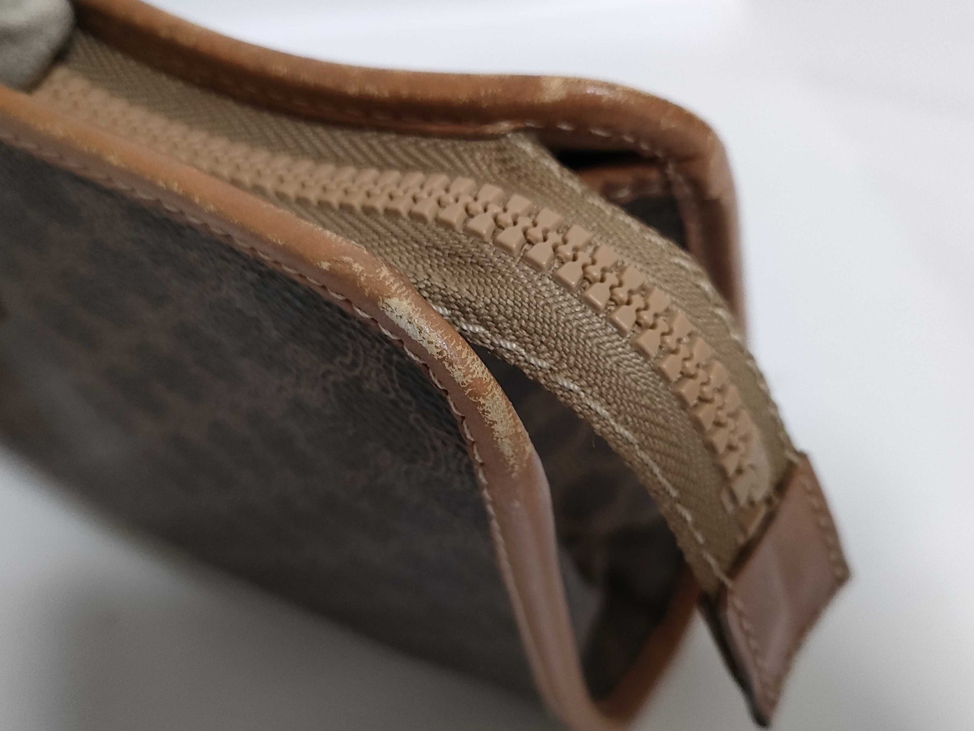 CELINE Macadam Triomphe Second Bag in Brown