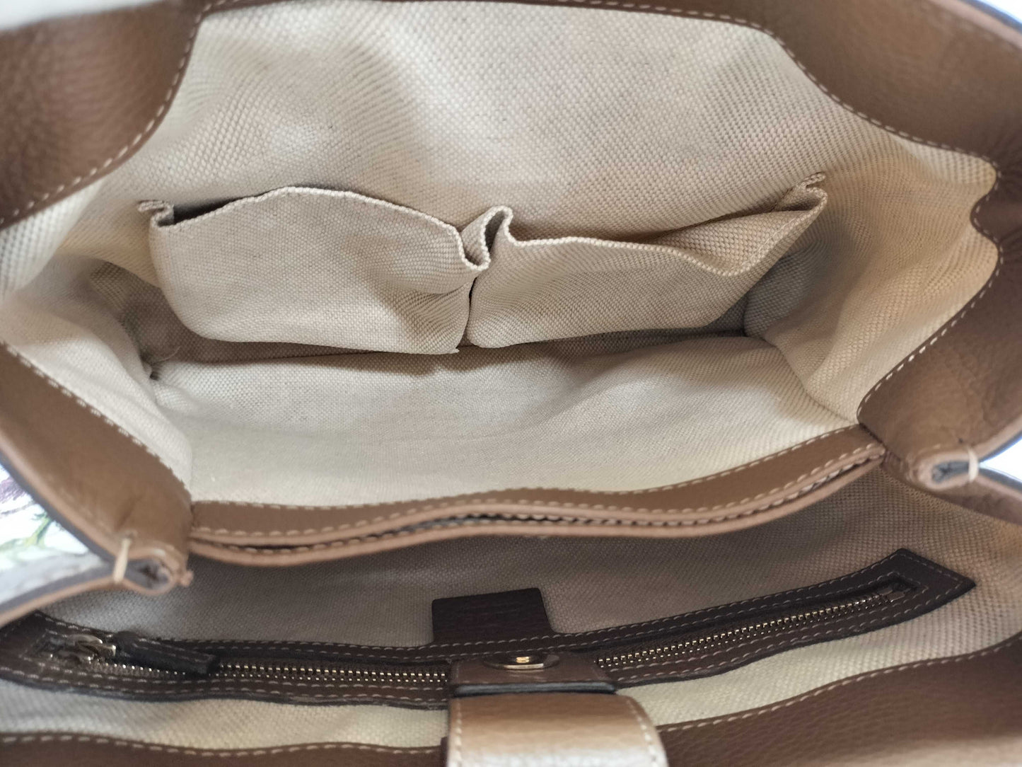 GUCCI 308360 Bamboo Flower 2-way Handbag with Shoulder Strap