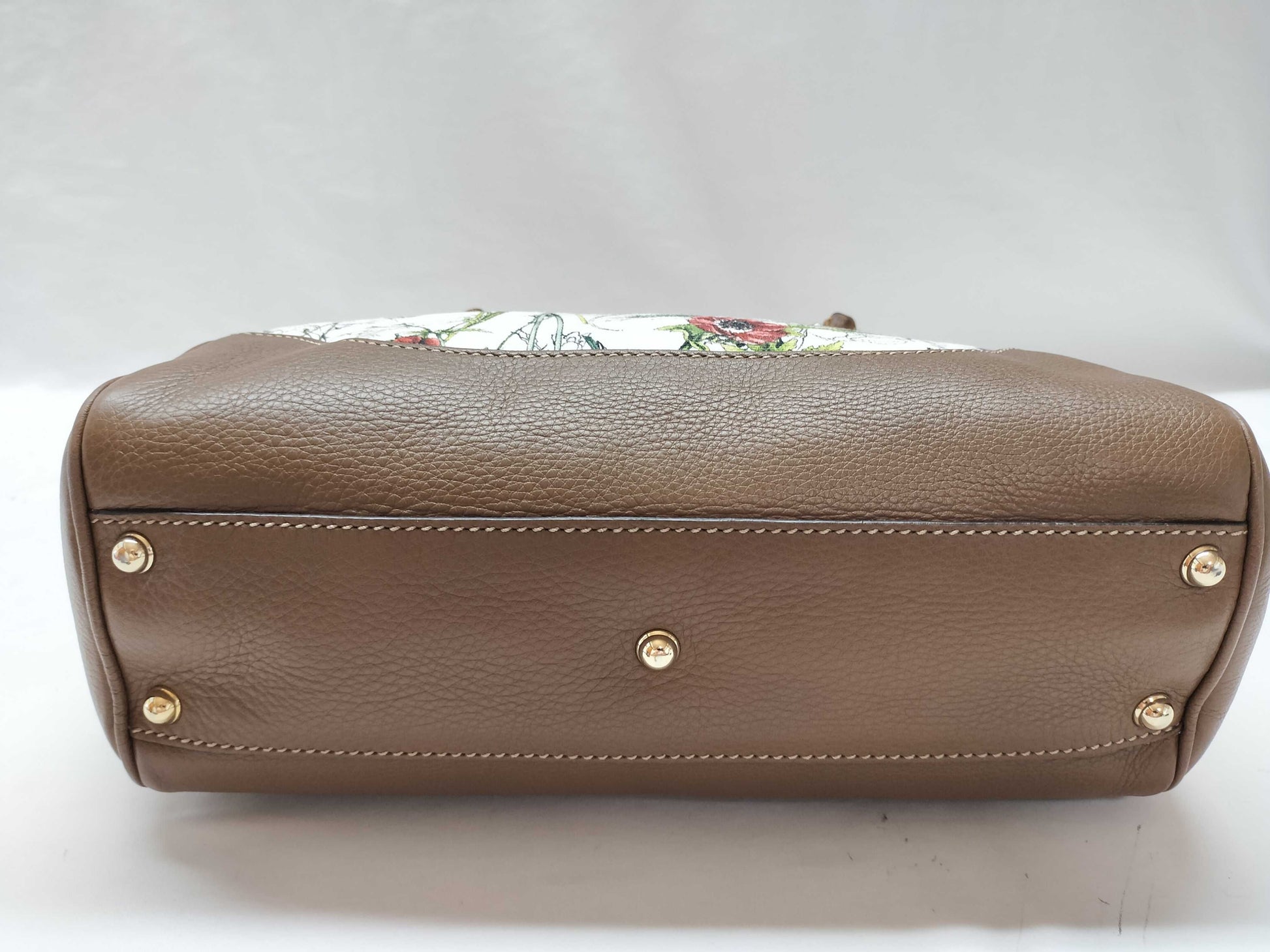 GUCCI 308360 Bamboo Flower 2-way Handbag with Shoulder Strap