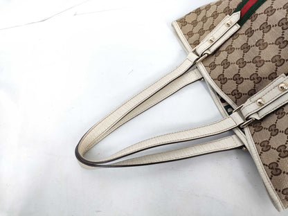 GUCCI GG Canvas Tote Bag