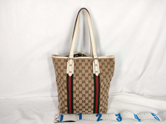 GUCCI GG Canvas Tote Bag