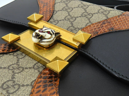 GUCCI Leather Shoulder Bag