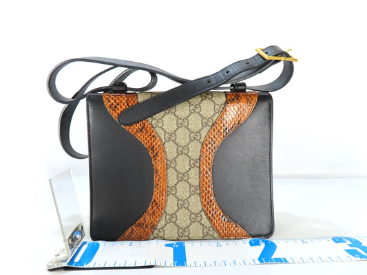 GUCCI Leather Shoulder Bag
