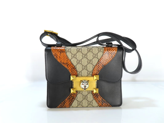 GUCCI Leather Shoulder Bag