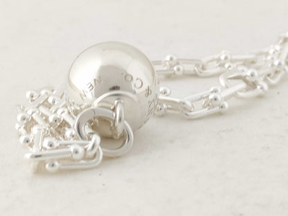 Tiffany & Co. Tiffany HardWear Small Link Wrap Bracelet in Sterling Silver, 46.9g
