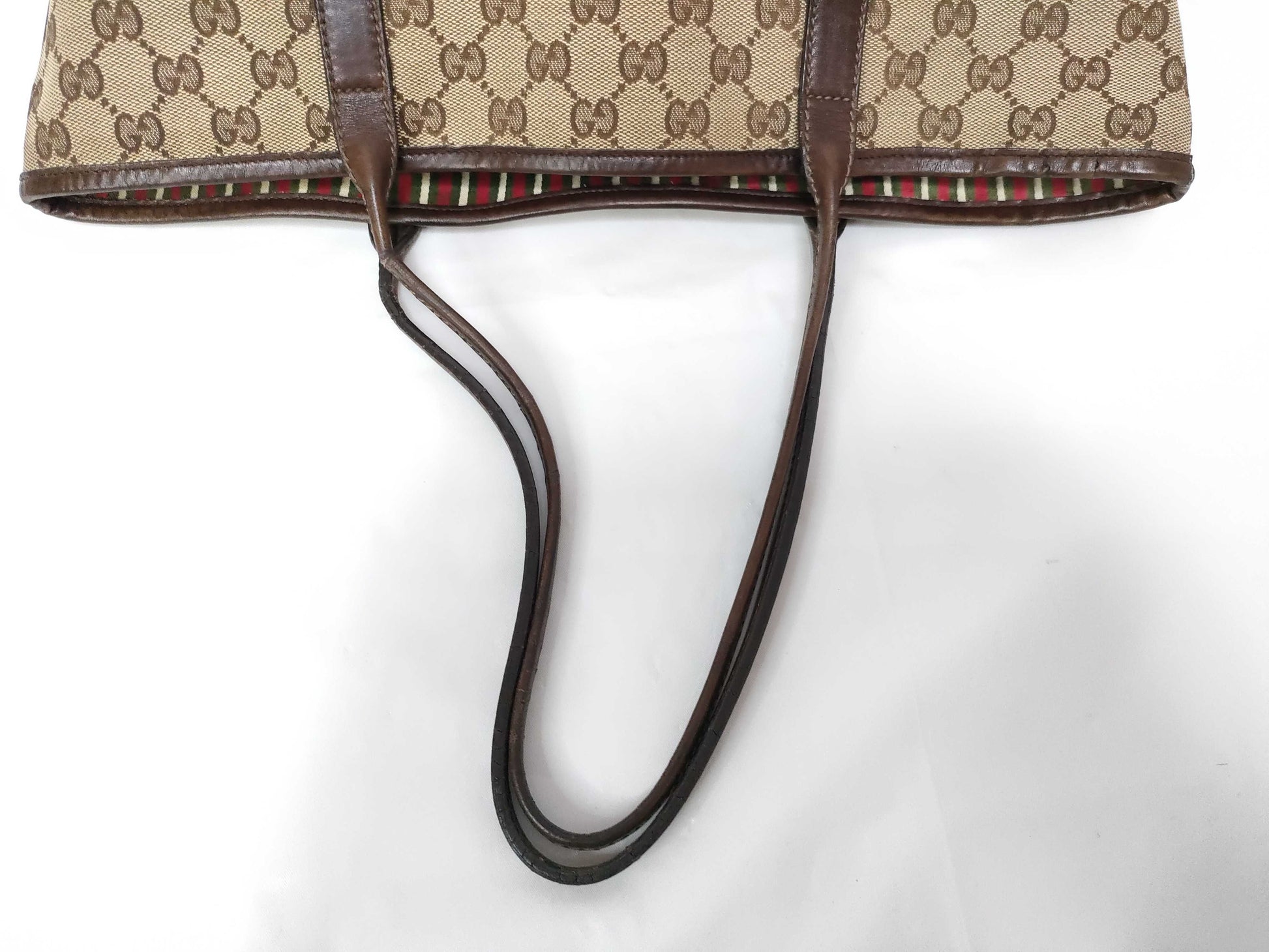 GUCCI GUCCI GG Canvas Sherry Shoulder Tote Bag