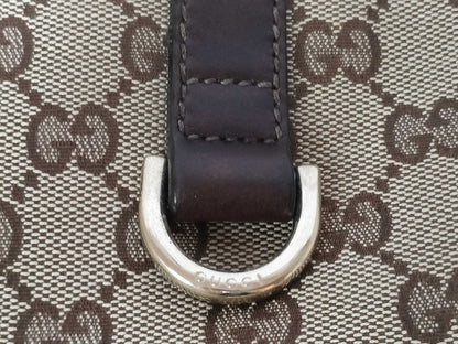 GUCCI GUCCI GG Canvas Sherry Shoulder Tote Bag