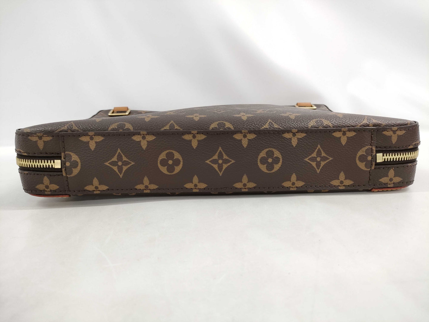 (10307_0060) LOUIS VUITTON Soft Trunk Messenger MM Shoulder Bag Monogram M44754 Brown Canvas with Gold Hardware BA2199 Second Bag
