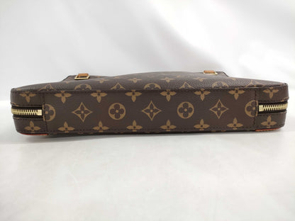 (10307_0060) LOUIS VUITTON Soft Trunk Messenger MM Shoulder Bag Monogram M44754 Brown Canvas with Gold Hardware BA2199 Second Bag