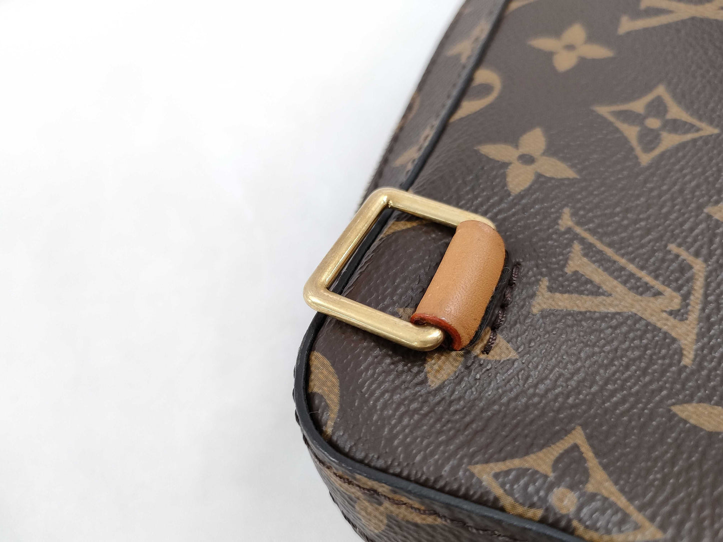 (10307_0060) LOUIS VUITTON Soft Trunk Messenger MM Shoulder Bag Monogram M44754 Brown Canvas with Gold Hardware BA2199 Second Bag