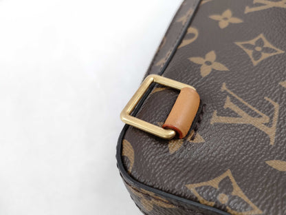 (10307_0060) LOUIS VUITTON Soft Trunk Messenger MM Shoulder Bag Monogram M44754 Brown Canvas with Gold Hardware BA2199 Second Bag