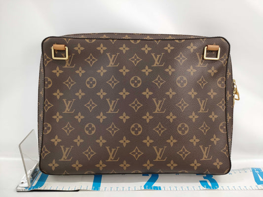 (10307_0060) LOUIS VUITTON Soft Trunk Messenger MM Shoulder Bag Monogram M44754 Brown Canvas with Gold Hardware BA2199 Second Bag