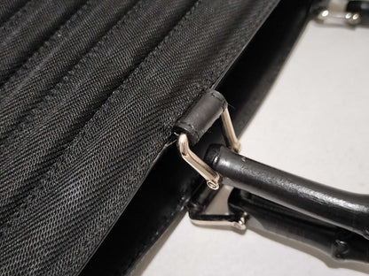 GUCCI Bamboo 2-way Shoulder Bag in Black