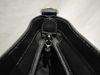 GUCCI Bamboo 2-way Shoulder Bag in Black