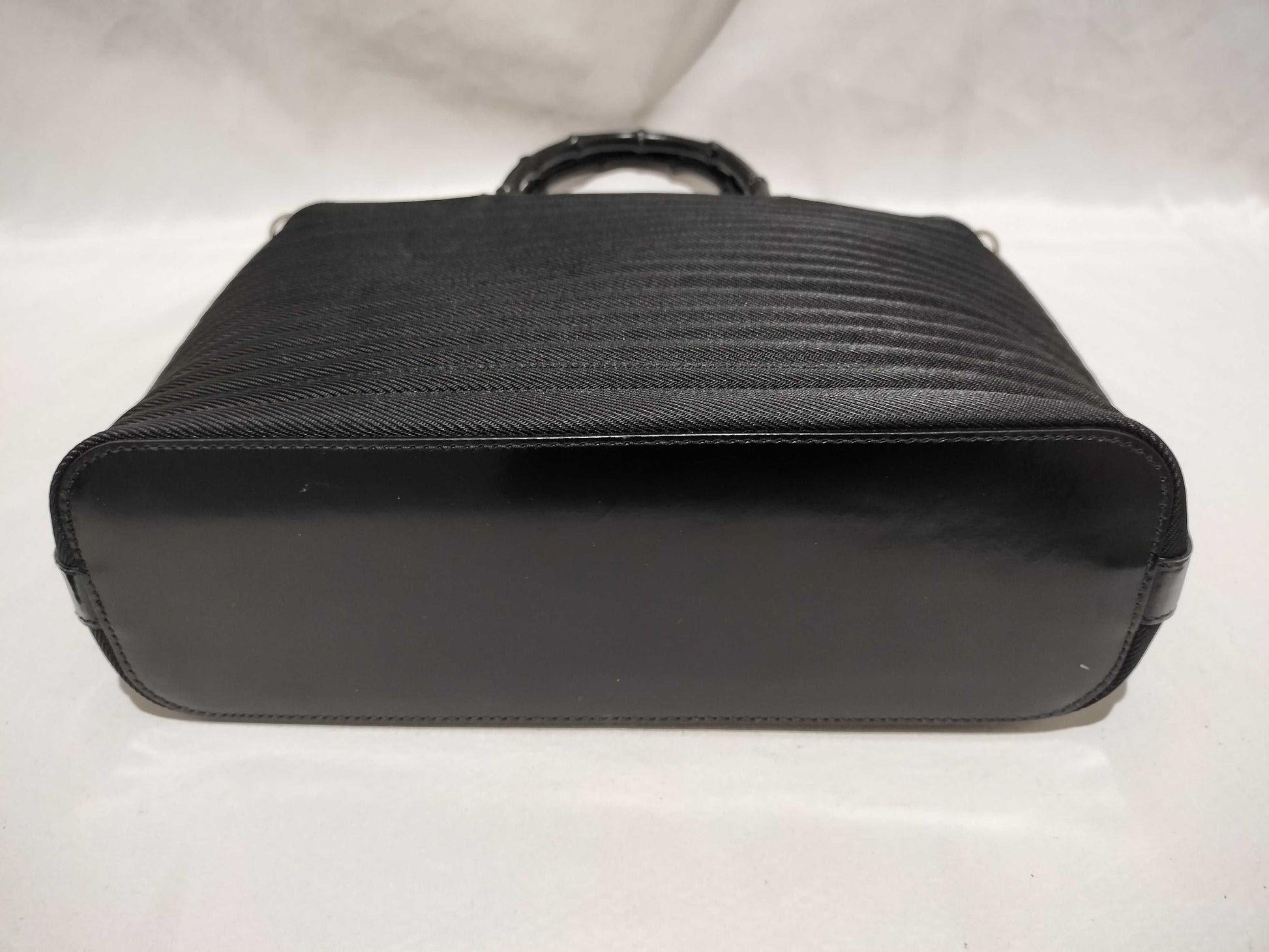 GUCCI Bamboo 2-way Shoulder Bag in Black
