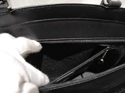 GUCCI Bamboo 2-way Shoulder Bag in Black
