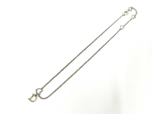 Dior Dior Dior Necklace Rhinestone Heart Accessory Necklace