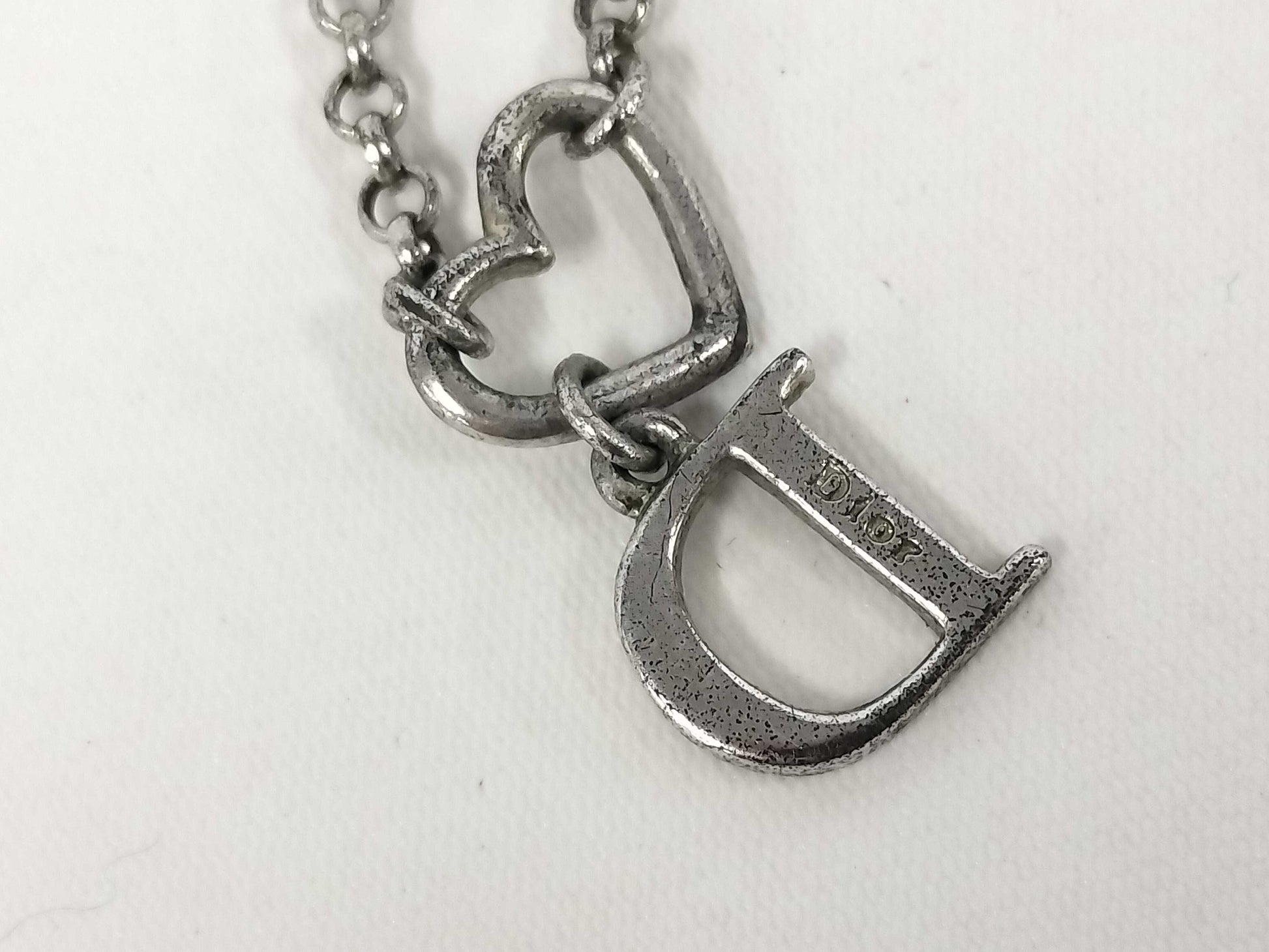 Dior Dior Dior Necklace Rhinestone Heart Accessory Necklace