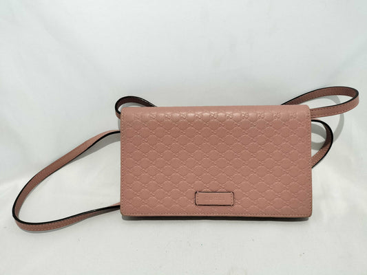 GUCCI GG Guccissima 466507 Shoulder Wallet Shoulder Bag