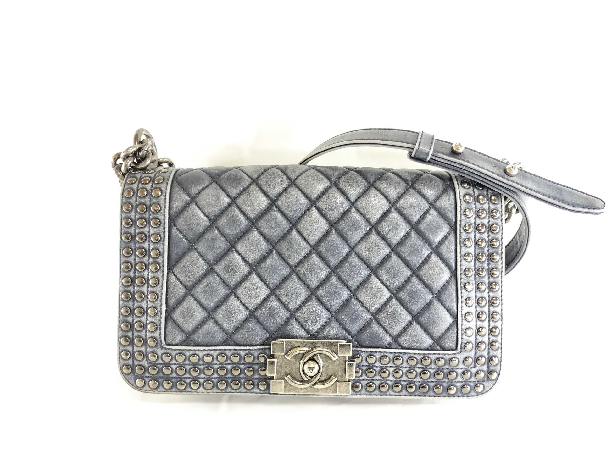 CHANEL Chanel Boy Shoulder Bag Aged Processing