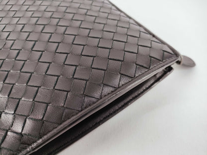 BOTTEGA VENETA Intrecciato Bottega Veneta Clutch Bag Second Bag Intrecciato Black Bag Second Bag