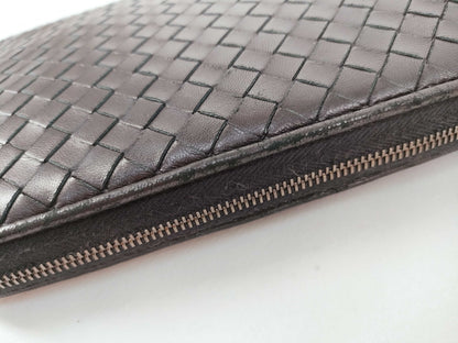 BOTTEGA VENETA Intrecciato Bottega Veneta Clutch Bag Second Bag Intrecciato Black Bag Second Bag