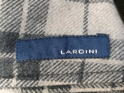 Lardini Checked Cashmere 100% Tailored Jacket Size 44
