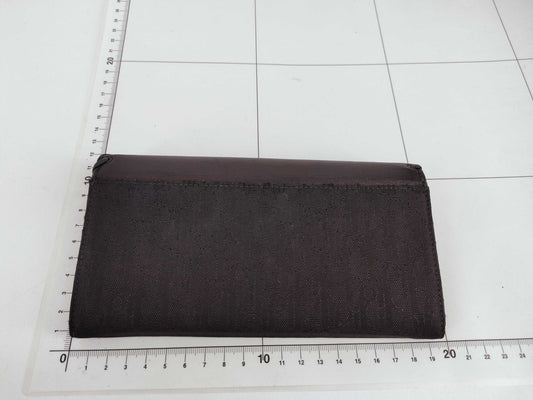 Dior Trotter Christian Dior Long Wallet Trotter Ethnic Heart Black Wallet