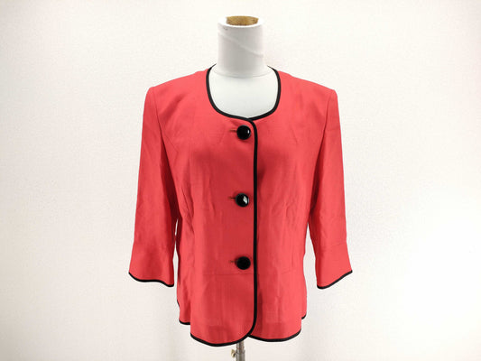 GIVENCHY No-collar Jacket, Size 42