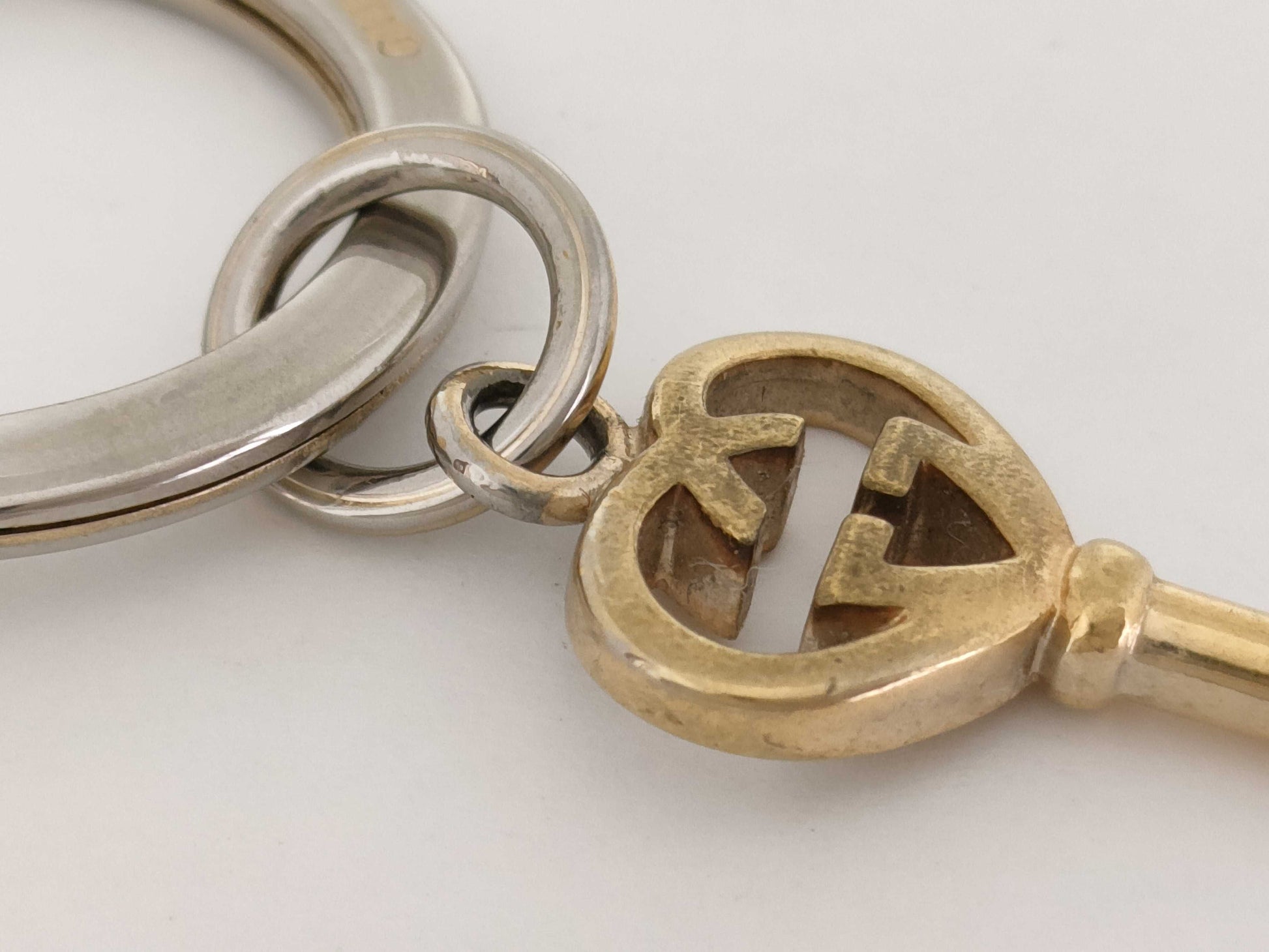 GUCCI Interlocking Lovely Heart Key Ring Key Case/Key Holder