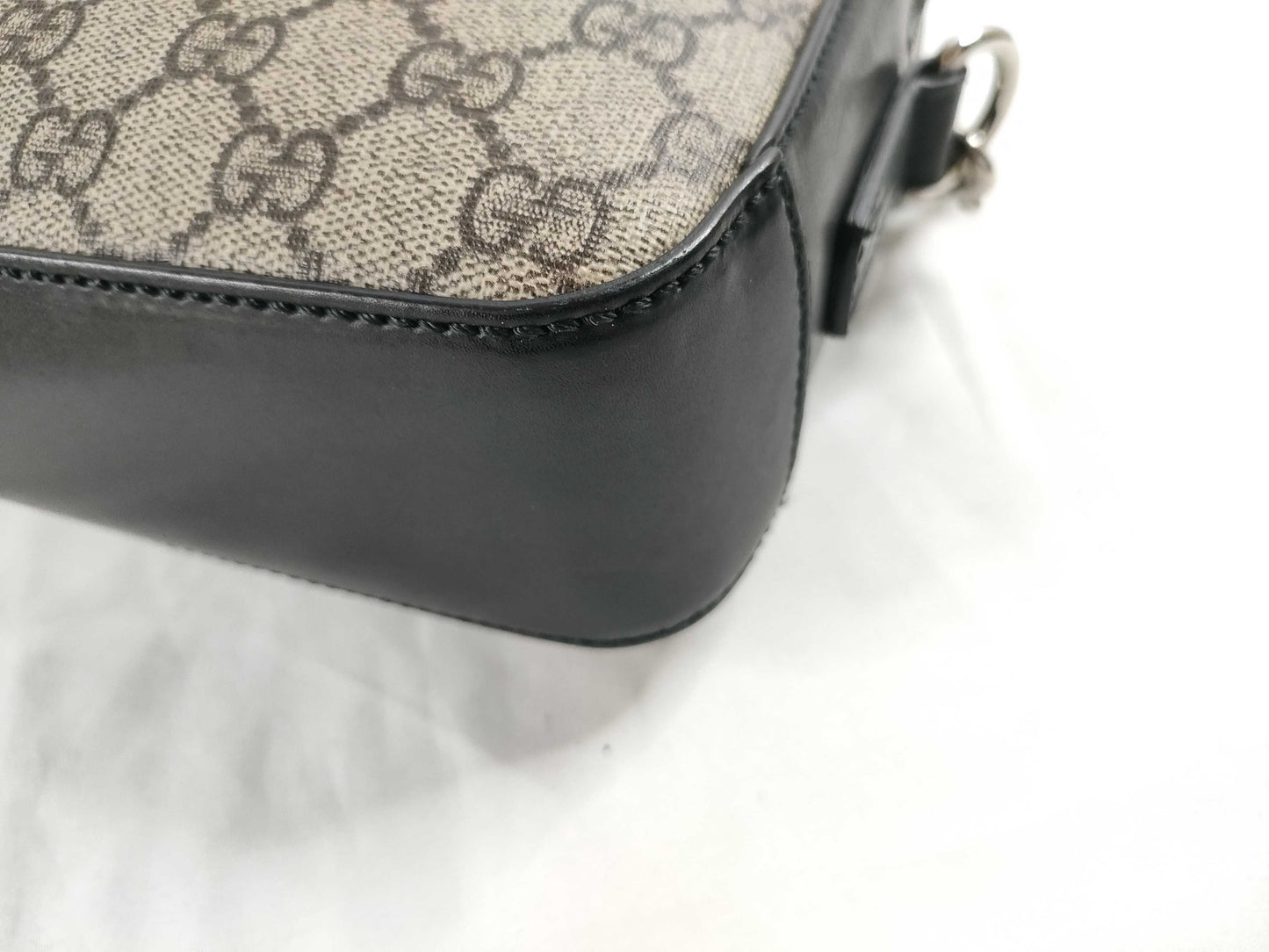 GUCCI GG Supreme 450949 GG Supreme Second Bag Black Second Bag