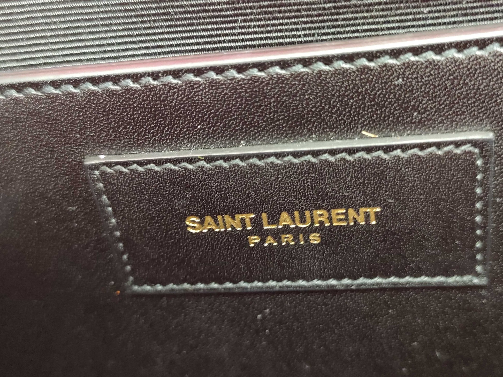 SAINT LAURENT logo second bag